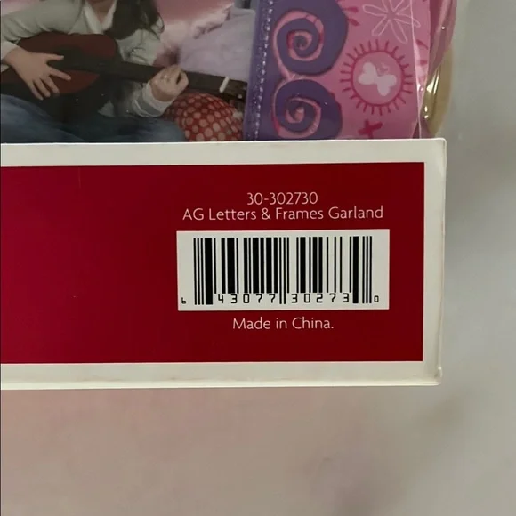 American Girl Crafts Letters & Frames Garland-NIB - Picture 2 of 4